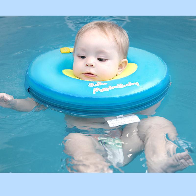 Mambobaby No Need Inflatable Baby Gear Swimming Pool Accessories Swim Neck Ring Baby Tube Ring Safety Infantfloat Circle Bathing